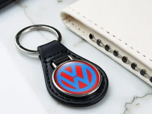 VW Porta Anillo Cuero Edición Firme Toque Fuerza